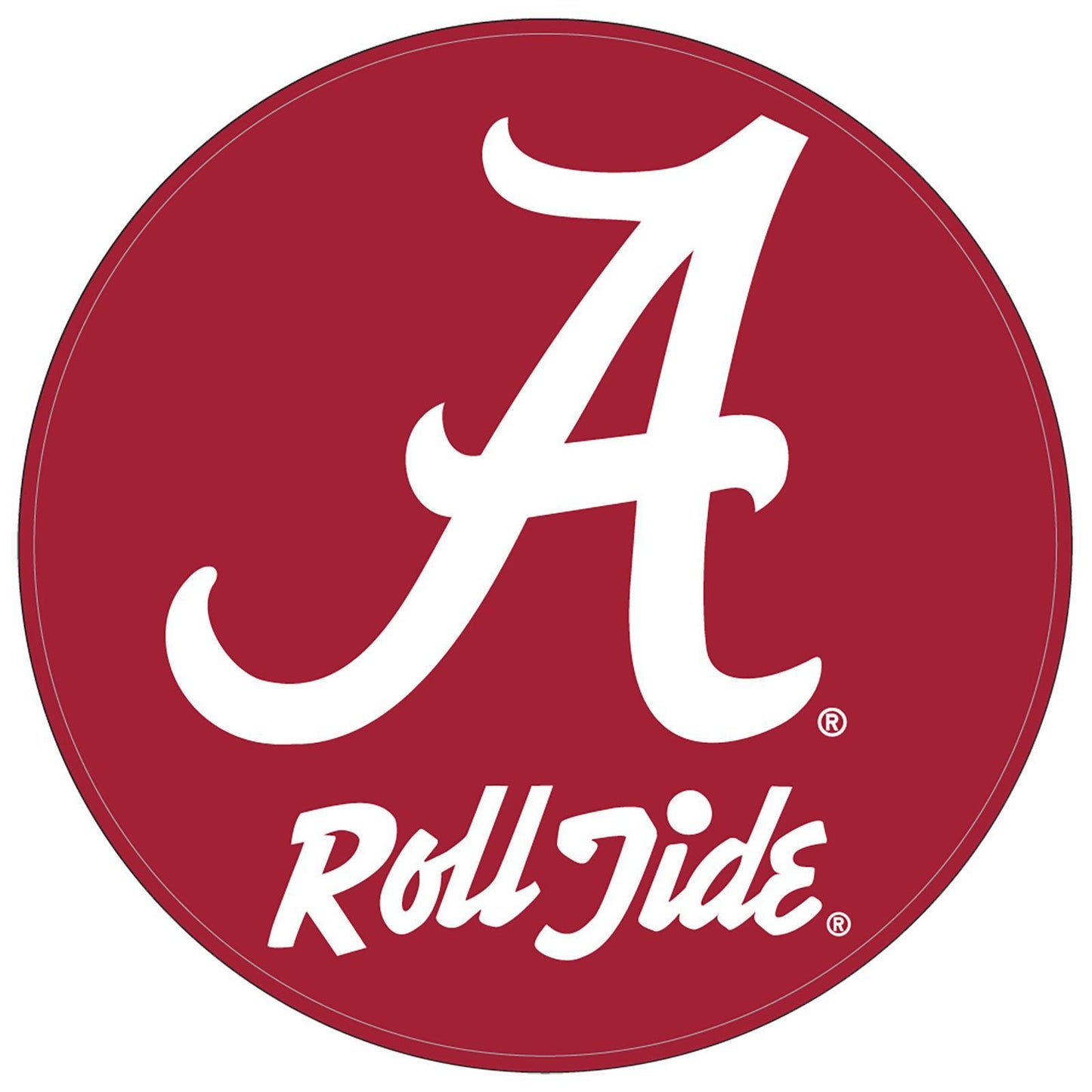 NCAA Rubber Round Shammy - Alabama Crimson Tide