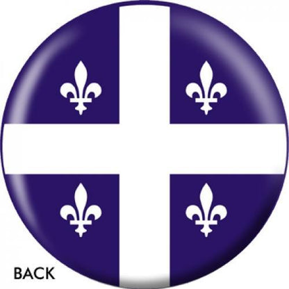 Quebec Flag Bowling Ball