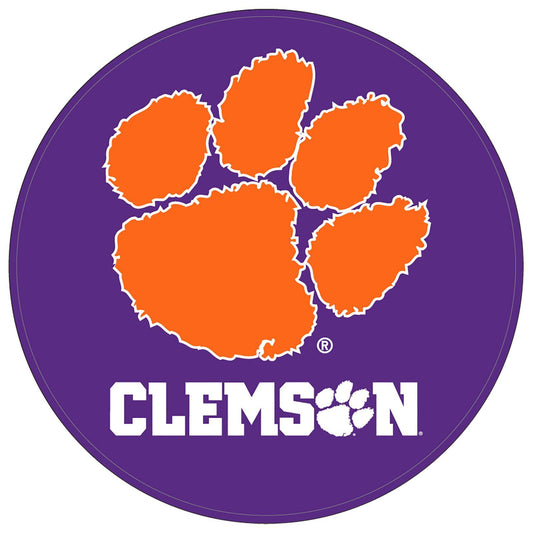 NCAA Rubber Round Shammy - Clemson
