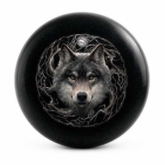 Wolves/Night Forest Polyester Ball