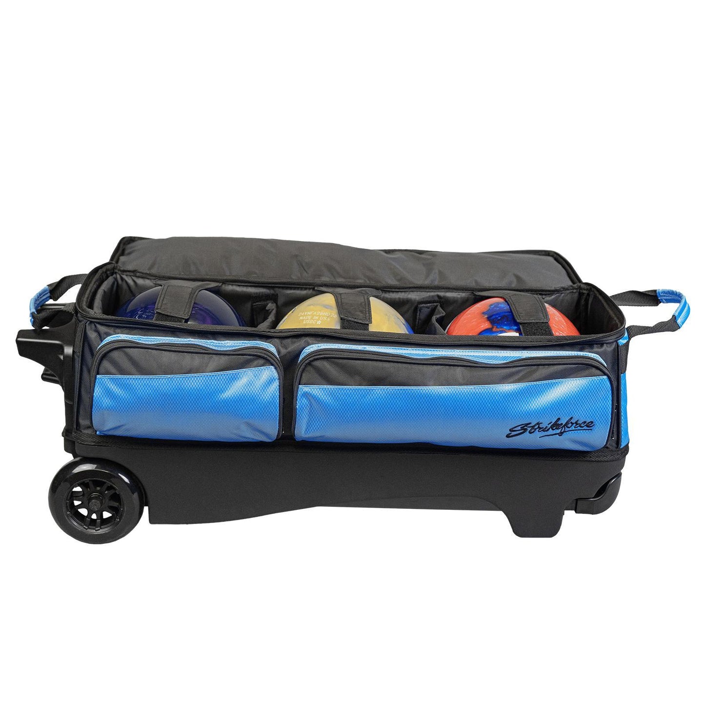 Konvoy 3 Ball Roller Black/Caribbean Blue
