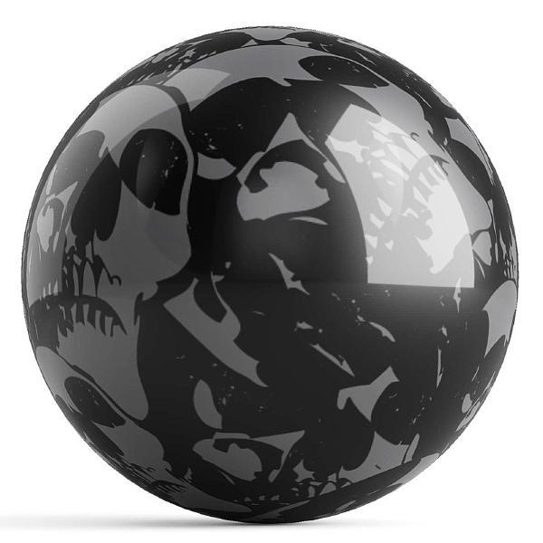 Skull Iron Cross Bowling Ball