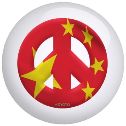 China Flag Bowling Ball