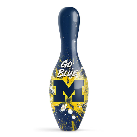 KR Strikeforce NCAA Splash Bowling Pin - University of Michigan