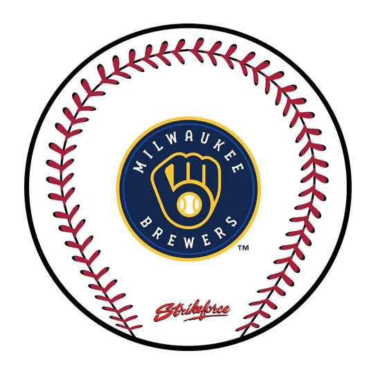 MLB Round Rubber Shammy - Milwaukee Brewers