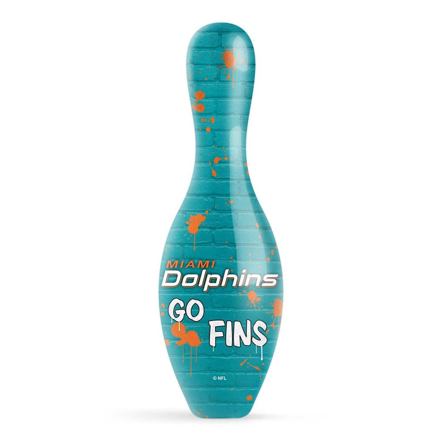 NFL Graffiti Wall Pin - Miami Dolphins