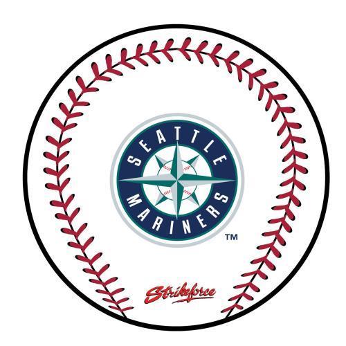 MLB Round Rubber Shammy - Seattle Mariners