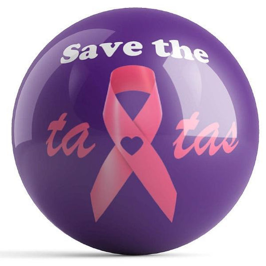 Save The Ta-Tas Bowling Ball