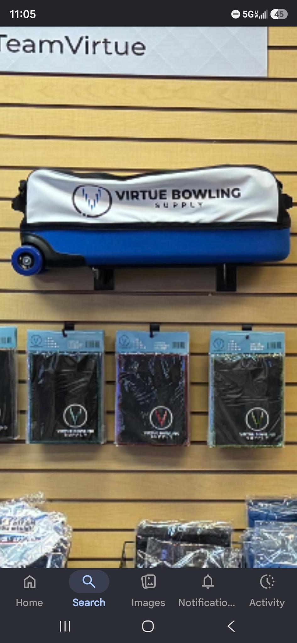 Virtue Triple Tote Blue or White