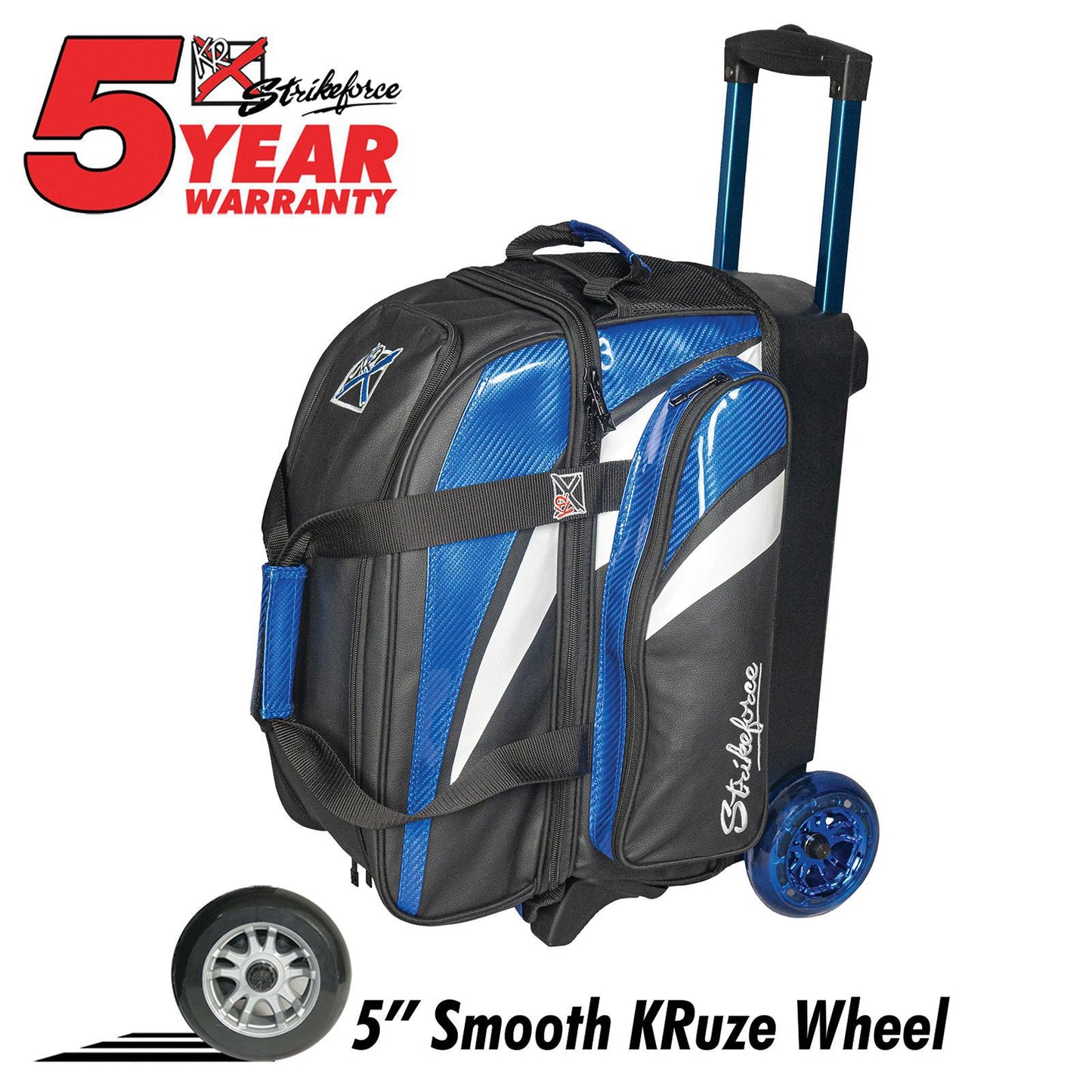 Cruiser Lux 2 Ball Roller Blue (DISCO)