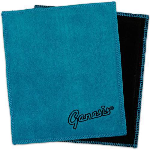 Padded Leather Shammy - Black / Teal