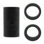 Turbo Quad Soft Mesh/Oval Finger Inserts - Black