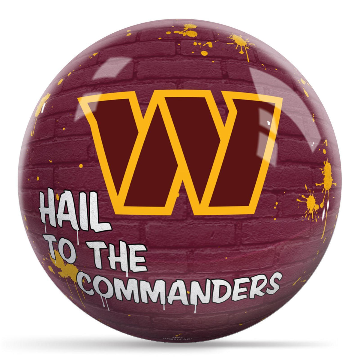 OTB NFL Graffiti Wall Ball - Washington Commanders