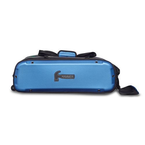 Carbon Shield 3 Ball Tote Roller Blue