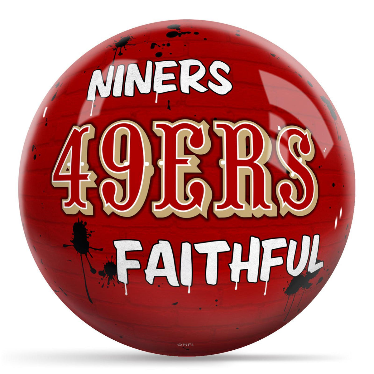 OTB NFL Graffiti Wall Ball - San Francisco 49ers