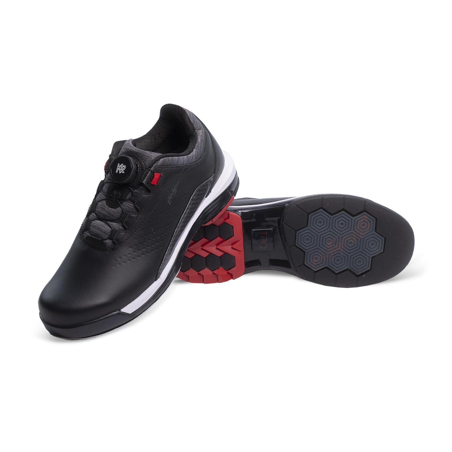 TPC Maven Black/Red Men's Bowling Shoes