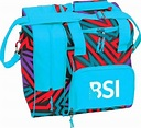 Deluxe 1 Ball Tote Teal/Purple/Red