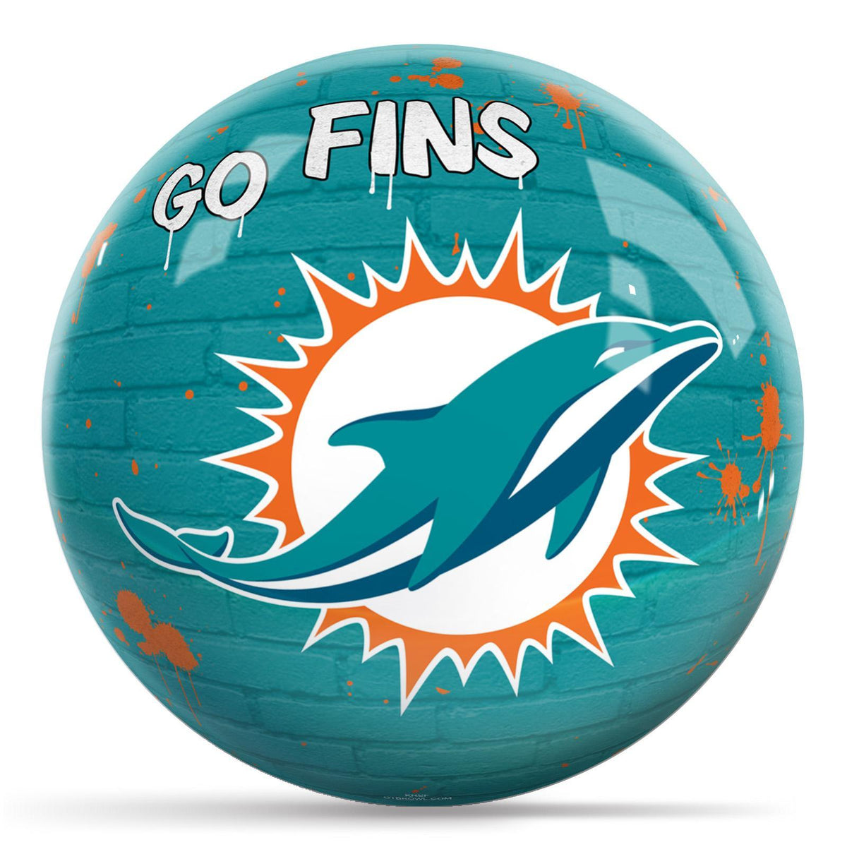 OTB NFL Graffiti Wall Ball - Miami Dolphins