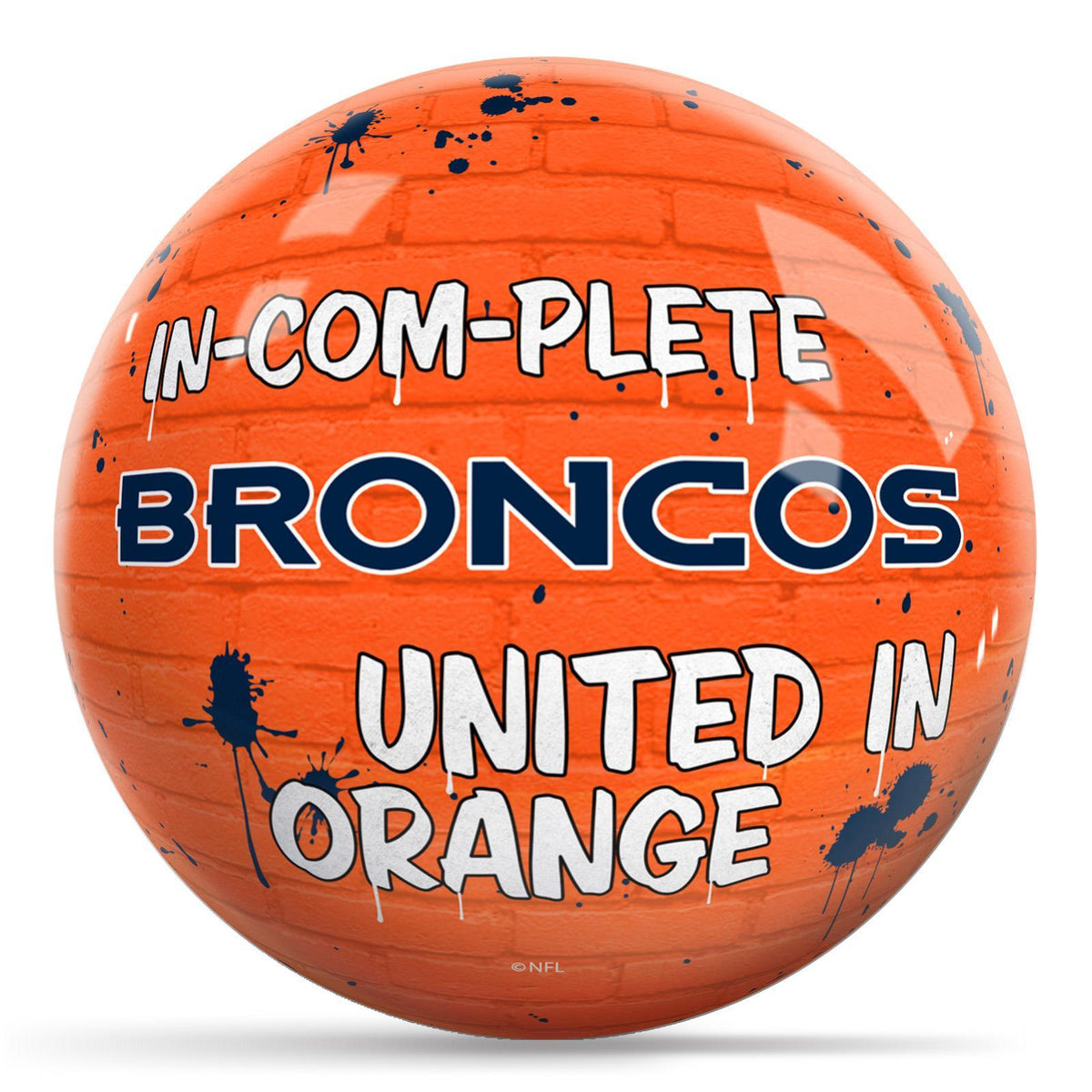 OTB NFL Graffiti Wall Ball - Denver Broncos