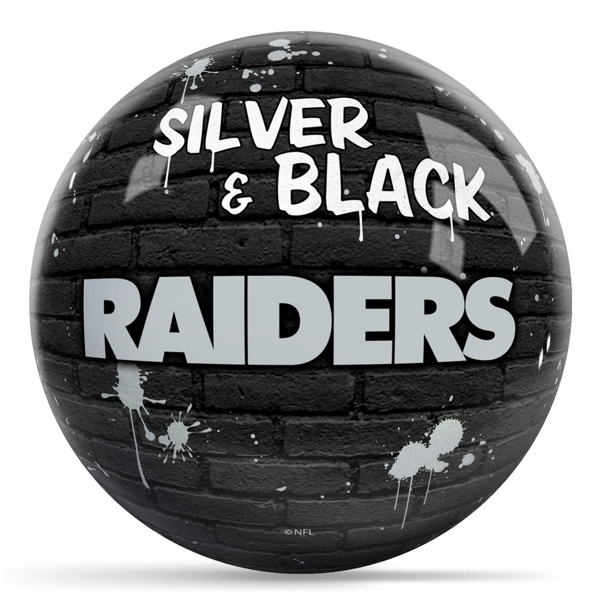 OTB NFL Graffiti Wall Ball - Las Vegas Raiders