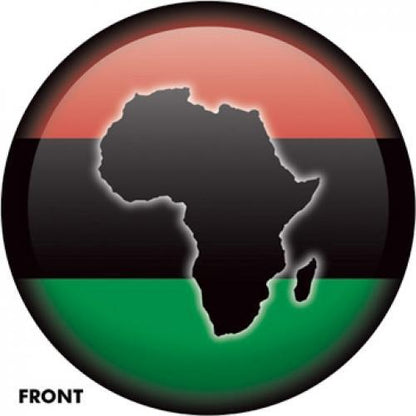 African Flag - Peace Bowling Ball