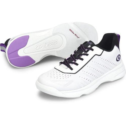 Trixie White/Black Women's Bowling Shoes
