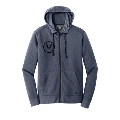 2023 Virtue New Era Zip Up Sweater Gray Heather