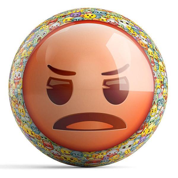 emoji Steamed-Devil Bowling Ball โ Virtue Bowling Supply