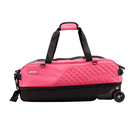 KR Strikeforce Diamond Slim Triple Tote with Shoe Bag - Pink LE