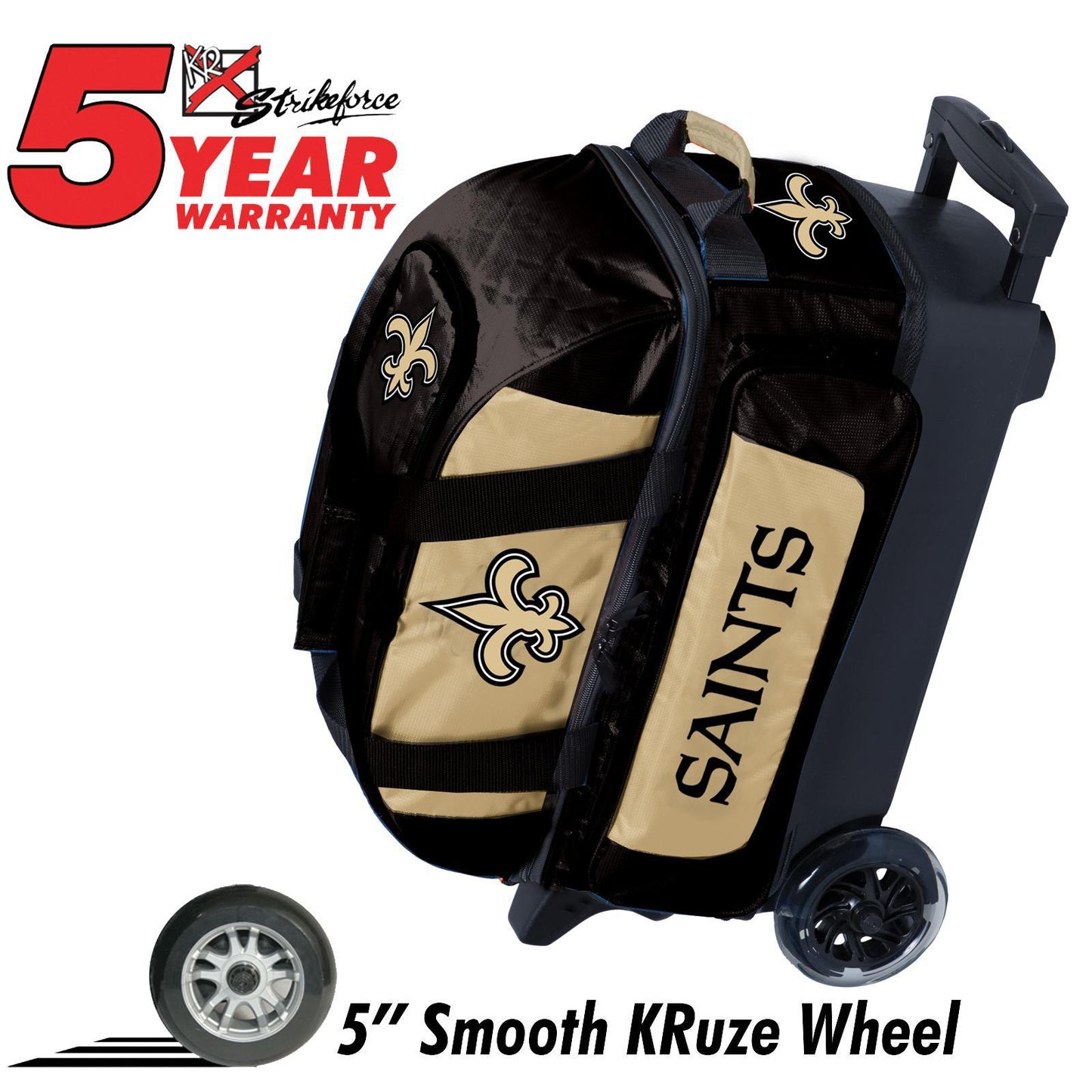NFL 2 Ball Roller - New Orleans Saints