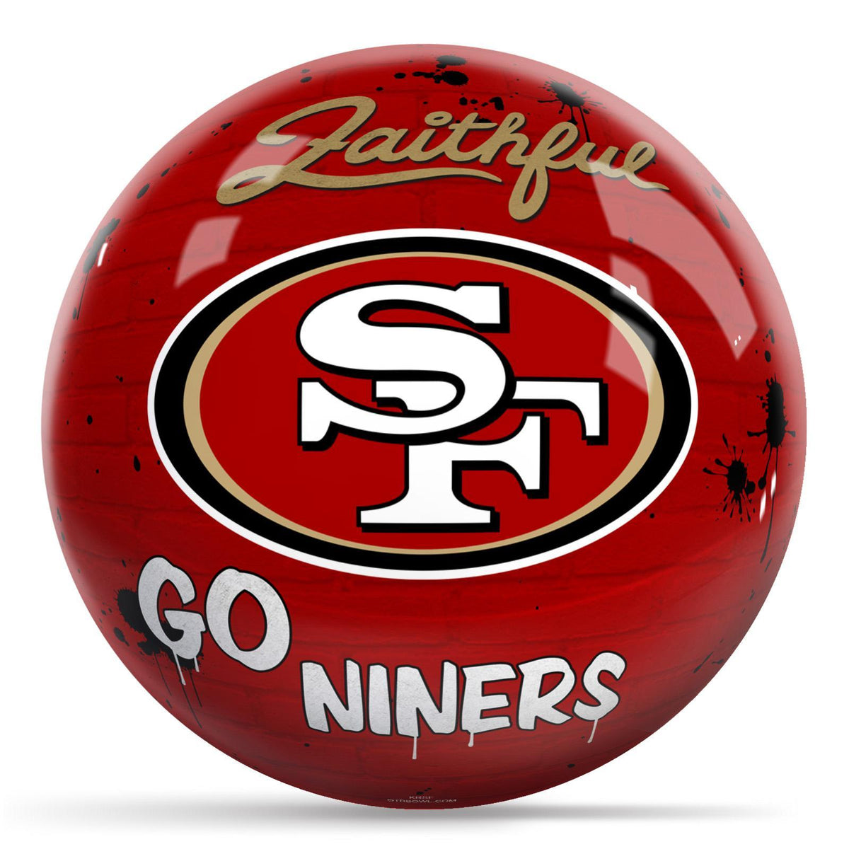 OTB NFL Graffiti Wall Ball - San Francisco 49ers