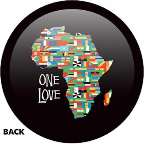 African Flag - One Love Bowling Ball