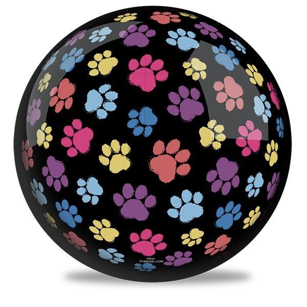 Paw Prints Bowling Ball