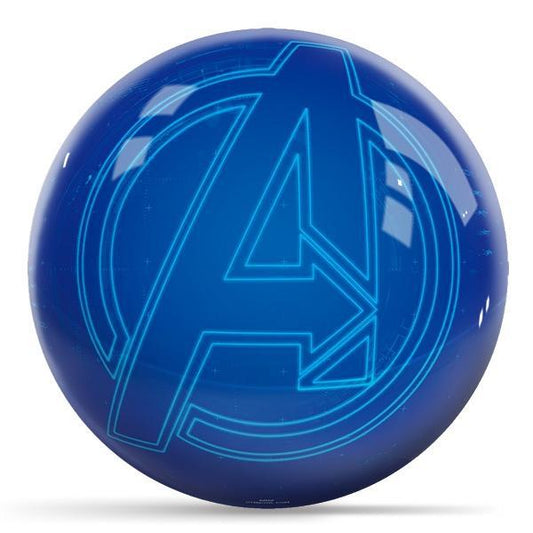 Avengers Blue Logo Bowling Ball