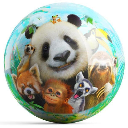 Zoo Friends Selfie Bowling Ball