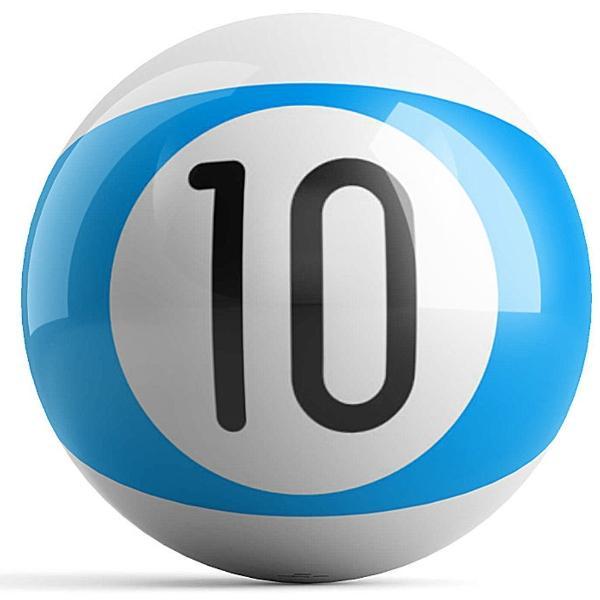 Blue Stripe 10 Bowling Ball