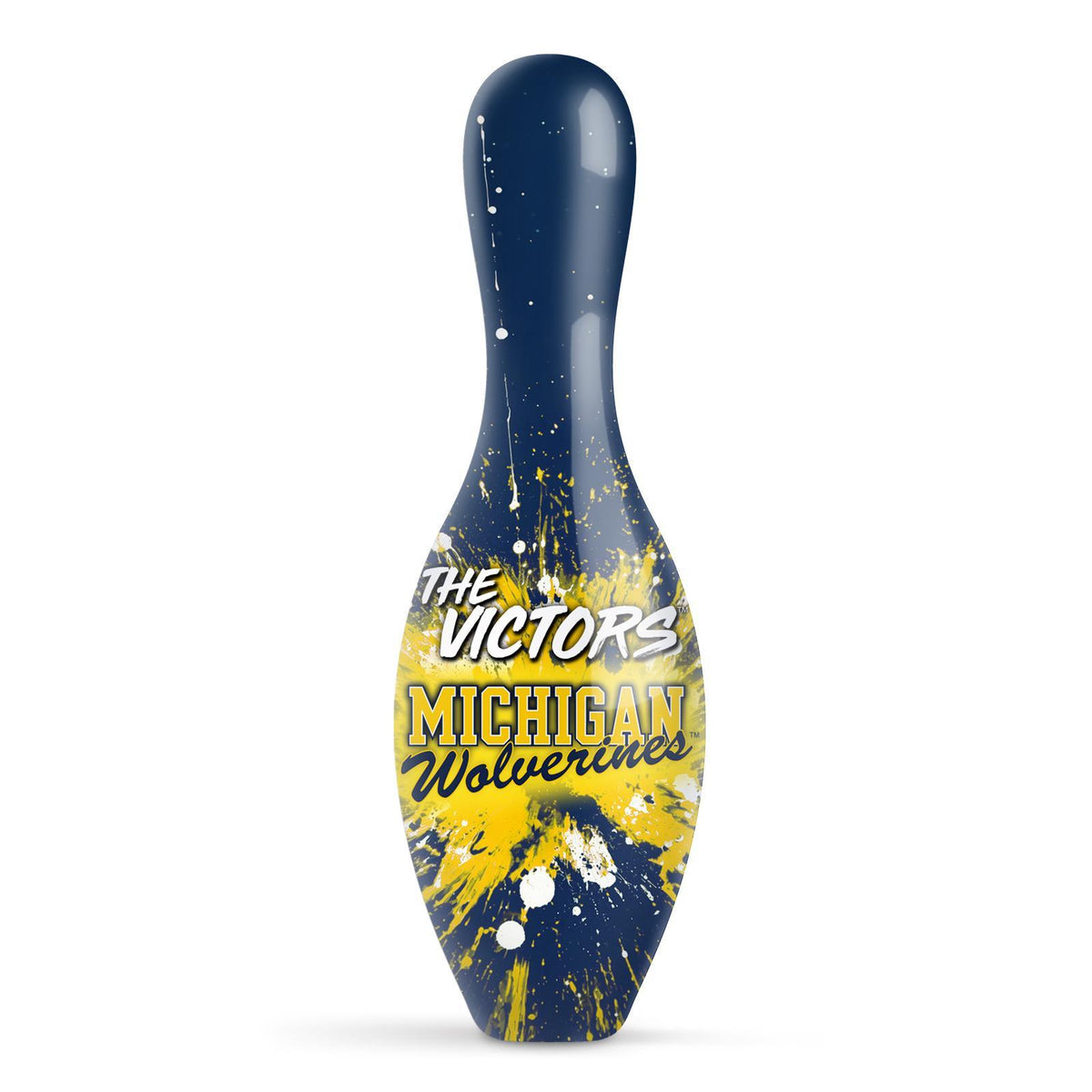 NCAA Splash Bowling Pin - University of Michigan