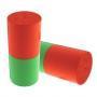 Vise Urethane Easy Thumb Slug Duo - Orange/Green