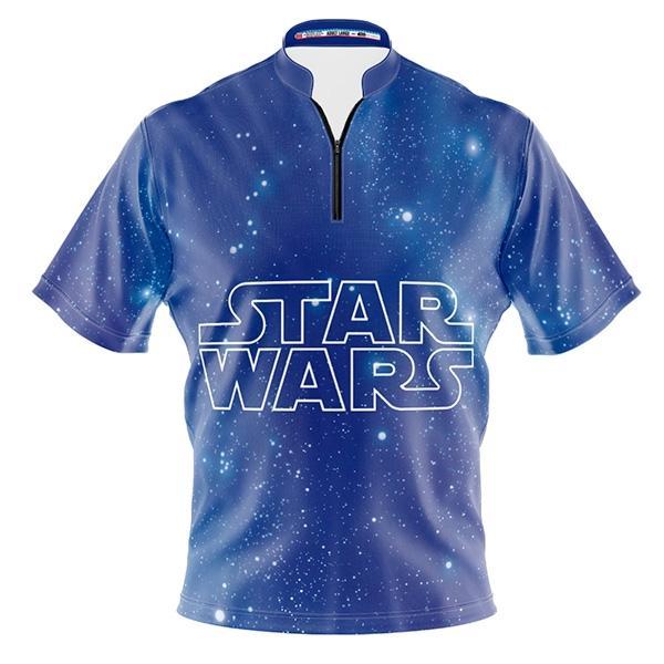 Star Wars Logo on Blue Galaxy Jersey