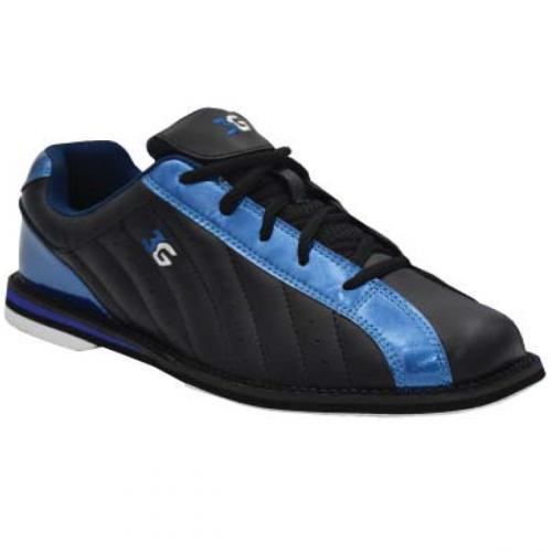 Kicks Unisex Black/Blue Unisex Bowling Shoes