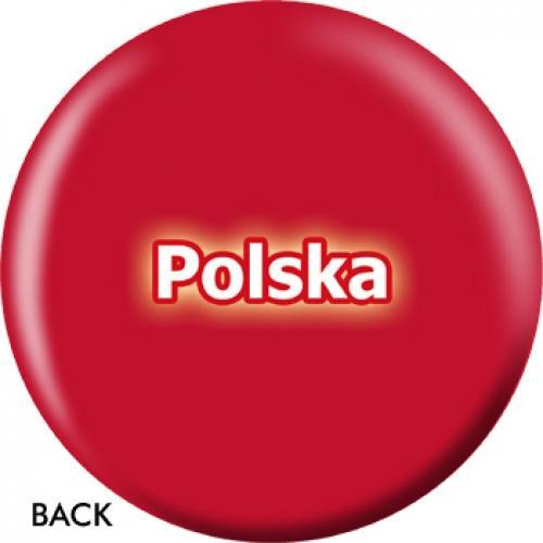 Polish Flag Bowling Ball
