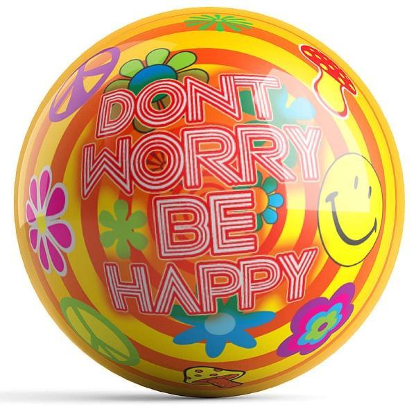 Don't Worry Be Happy Bowling Ball