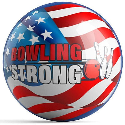 Bowling Strong US Flag Bowling Ball