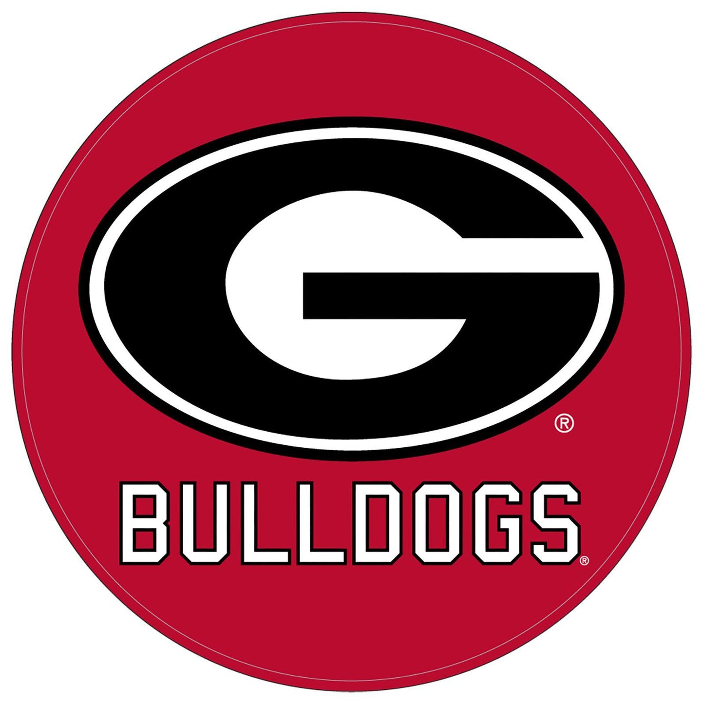NCAA Rubber Round Shammy - Georgia Bulldogs