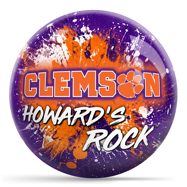 NCAA Paint Splash Ball - Clemson University