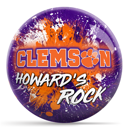NCAA Paint Splash Ball - Clemson University