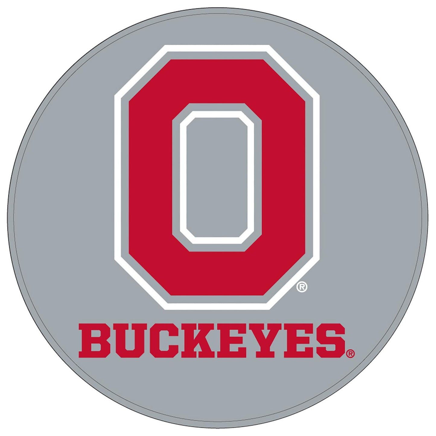 NCAA Rubber Round Shammy - The Ohio State University Buckeyes