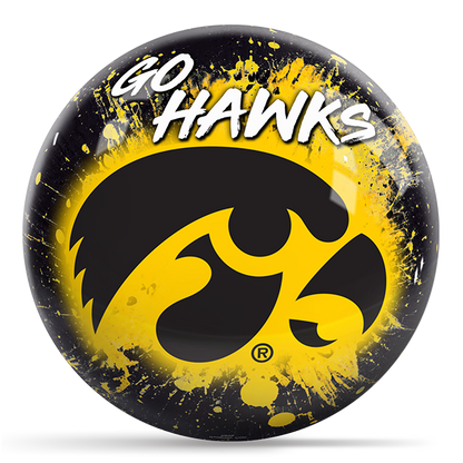 NCAA Paint Splash Ball - University of Iowa