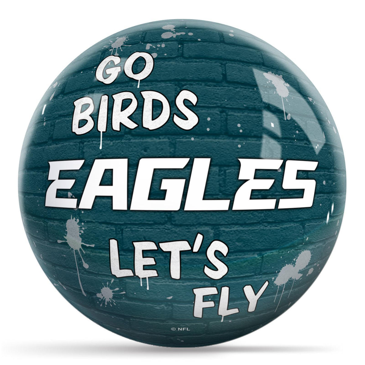 OTB NFL Graffiti Wall Ball - Philadelphia Eagles