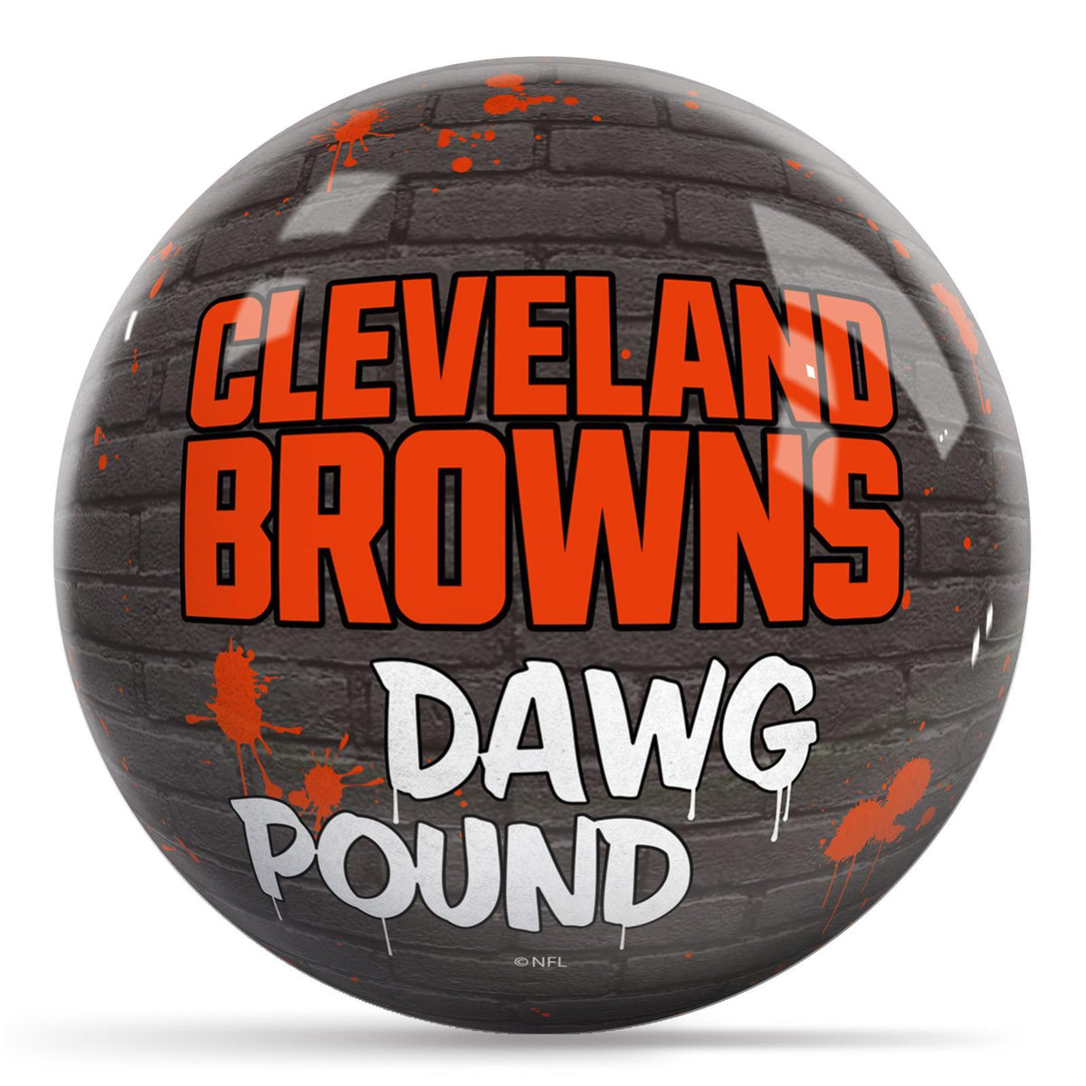 OTB NFL Graffiti Wall Ball - Cleveland Browns